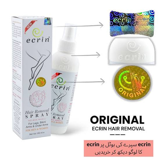 Ecrin Hair Remover Spray | Gentle and Effective Hair Solution