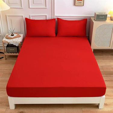 Premium Waterproof Mattress Protector – Breathable, Hypoallergenic Mattress Cover | Anti-Dust Mite & Bed Bug Protection