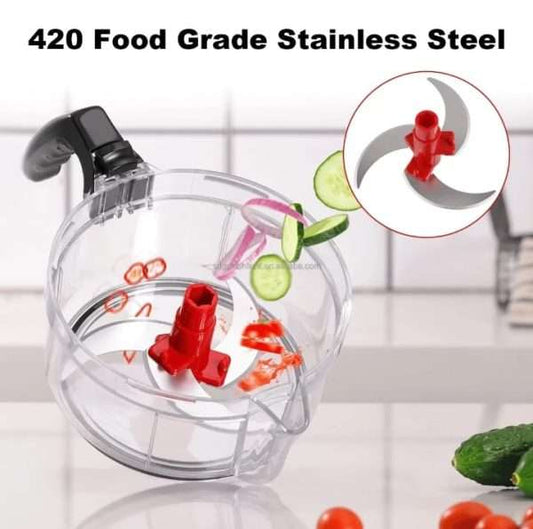 Manual Handheld Vegetable Chopper for Quick and Easy Food Preparation
